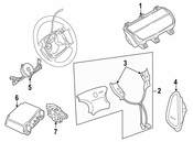 Saab Air Bag Impact Sensor - Genuine Saab 12806138