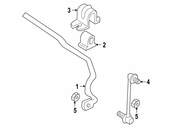 Saab Suspension Stabilizer Bar Bracket - Genuine Saab 13111105