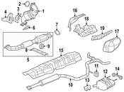 Saab Catalytic Converter Gasket - Genuine Saab 13255810
