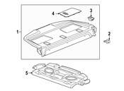 Saab Seat Belt Anchor Plate Cover - Genuine Saab 13285623