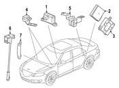 Saab Acceleration Sensor - Genuine Saab 13310290