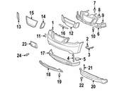 Saab Bumper Trim - Genuine Saab 15135765