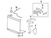 Saab Radiator Coolant Hose - Genuine Saab 15205921