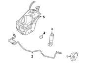 Saab Headlight Washer Nozzle - Genuine Saab 15283297