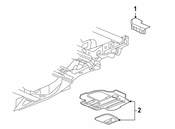 Saab Radiator Support Splash Shield - Genuine Saab 15848242