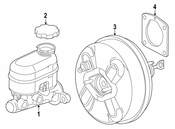 Saab Power Brake Booster Gasket - Genuine Saab 19178797