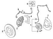 Saab Wheel Bearing and Hub Assembly - Genuine Saab 19259798