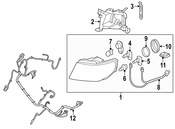 Saab Headlight Bulb - Genuine Saab 19369521
