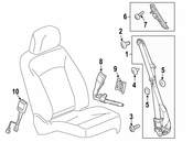 Saab Seat Belt - Genuine Saab 20996131