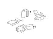 Saab Headlight Level Sensor - Genuine Saab 22986408