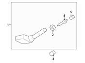 Saab Tire Valve Stem Cap - Genuine Saab 25731359