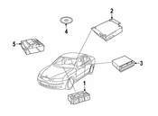 Saab GPS Navigation Control Module - Genuine Saab 25826499