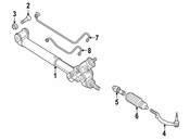 Saab Steering Tie Rod End - Genuine Saab 26100286