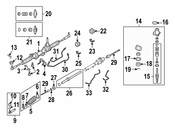 Saab Power Steering Line - Genuine Saab 32006807