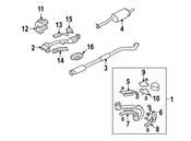 Saab Catalytic Converter Heat Shield - Genuine Saab 32007285