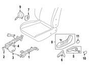 Saab Seat Adjuster - Genuine Saab 32007814