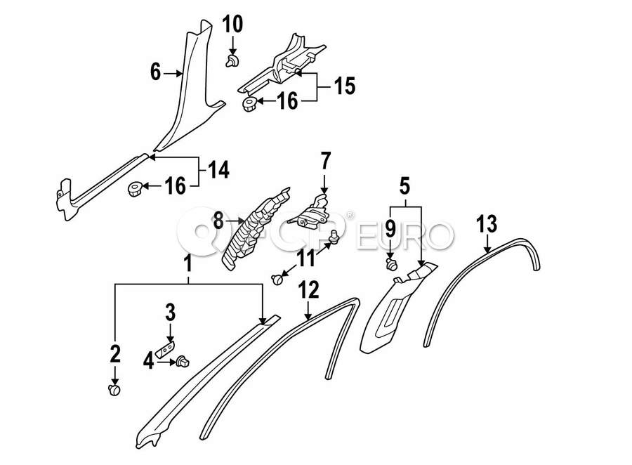 Saab Door Sill Plate - Genuine Saab 32009249 | FCP Euro