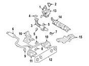 Saab Exhaust Clamp - Genuine Saab 32022067