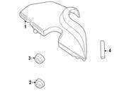 Saab Engine Cover Insulator - Genuine Saab 4027488