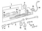 Saab Steering Tie Rod End - Genuine Saab 4242673