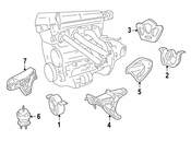 Saab Engine Mount Spacer - Genuine Saab 4395489