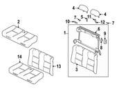 Saab Seat Latch Cover - Genuine Saab 4495925