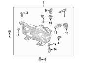 Saab Fog Light - Genuine Saab 4562633