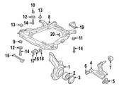 Saab Suspension Subframe Bushing - Genuine Saab 4566923