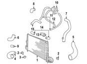 Saab Turbocharger Intercooler Pipe - Genuine Saab 4670105