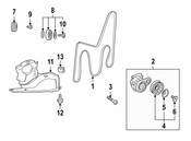 Saab Drive Belt Idler Pulley - Genuine Saab 4752960