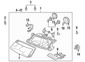 Saab Headlight Bulb Cap - Genuine Saab 4787602