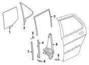Saab Door Window Seal - Genuine Saab 4853818