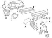 Saab Mass Air Flow Sensor Bracket - Genuine Saab 4876090