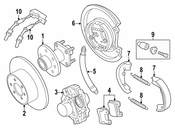 Saab Parking Brake Cable - Genuine Saab 4905980