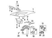 Saab Sun Visor Bracket - Genuine Saab 5009410