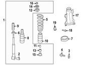 Saab Shock Absorber Bushing - Genuine Saab 5058318