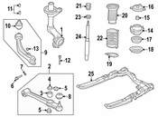 Saab Steering Knuckle - Genuine Saab 5080627
