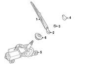 Saab Back Glass Wiper Motor Seal - Genuine Saab 5141924