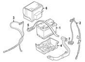 Saab Battery Tray - Genuine Saab 5248059