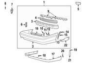 Saab Bumper End Cap - Genuine Saab 5289012
