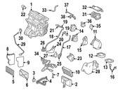 Saab HVAC Unit Case - Genuine Saab 5338264
