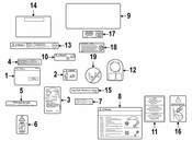 Saab Emission Label - Genuine Saab 5461264