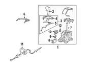 Saab Auto Trans Shifter Cable - Genuine Saab 55353277