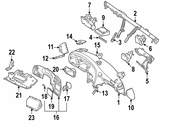 Saab Instrument Panel Side Cover - Genuine Saab 5550884