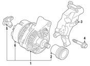 Saab Alternator Bracket - Genuine Saab 55564667