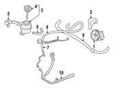 Saab Power Steering Pump Bracket - Genuine Saab 55564668