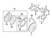 Saab Disc Brake Caliper Bolt - Genuine Saab 89027183