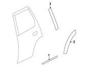 Saab Fender Flare - Genuine Saab 89045571