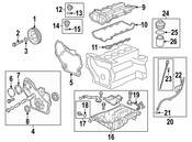 Saab Engine Crankshaft Seal Retainer Gasket - Genuine Saab 90537915