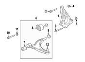 Saab Steering Knuckle Nut - Genuine Saab 90576769